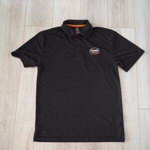 Geek Squad Black Polo Shirt Tech Uniform, Size Masculine Fit Medium